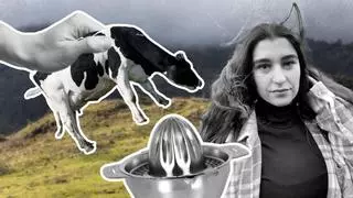 La verdad detrás de la chica que "exprime vacas": ni es una simple turista, ni desayuna cuajo