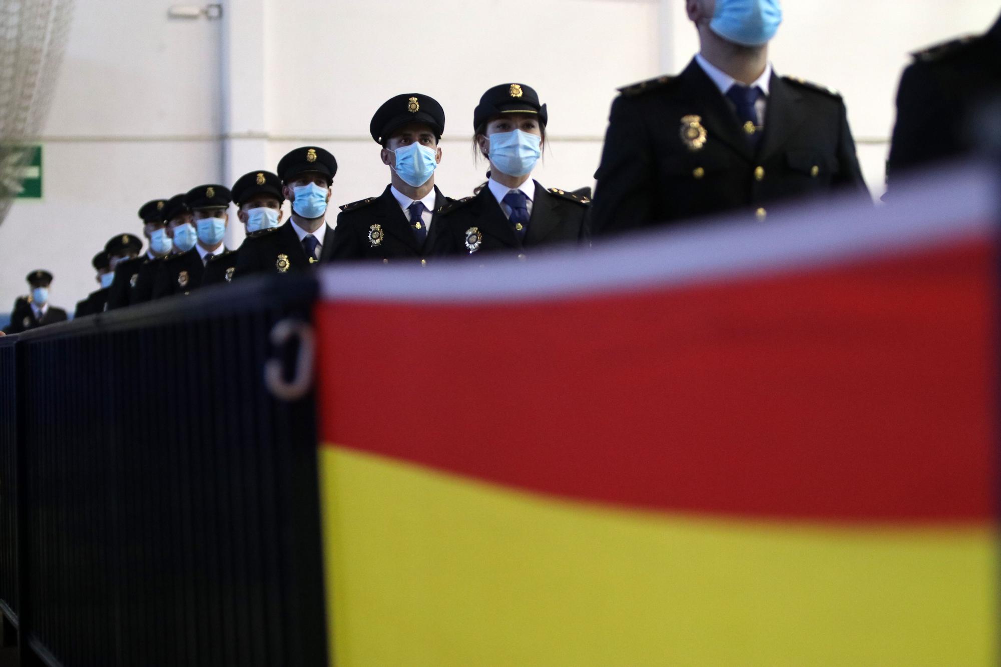 Presentación de 205 nuevos agentes de la Policía Nacional en Málaga