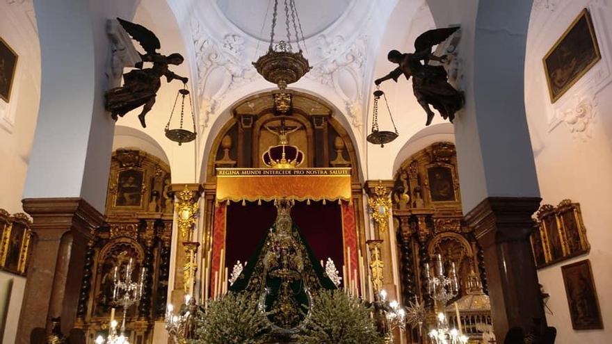 La Virgen de la Sierra llega a Cabra en su “bajá” más silenciosa