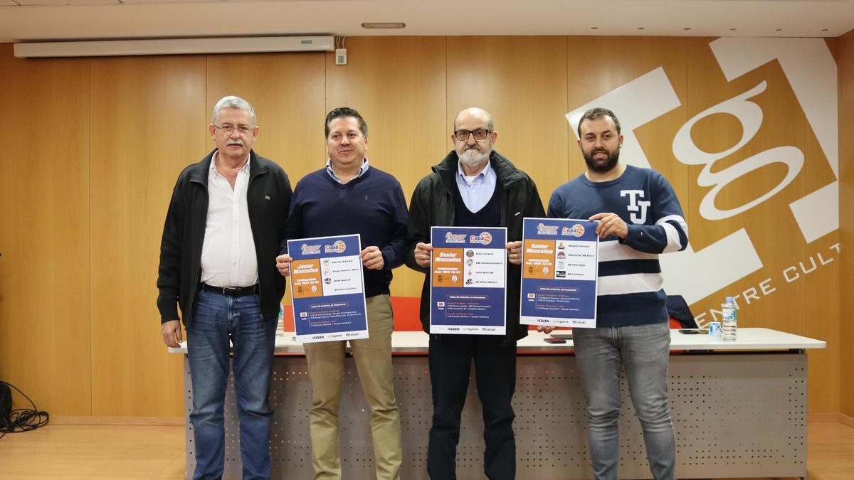 Presentación de la copa autonómica de baloncesto.