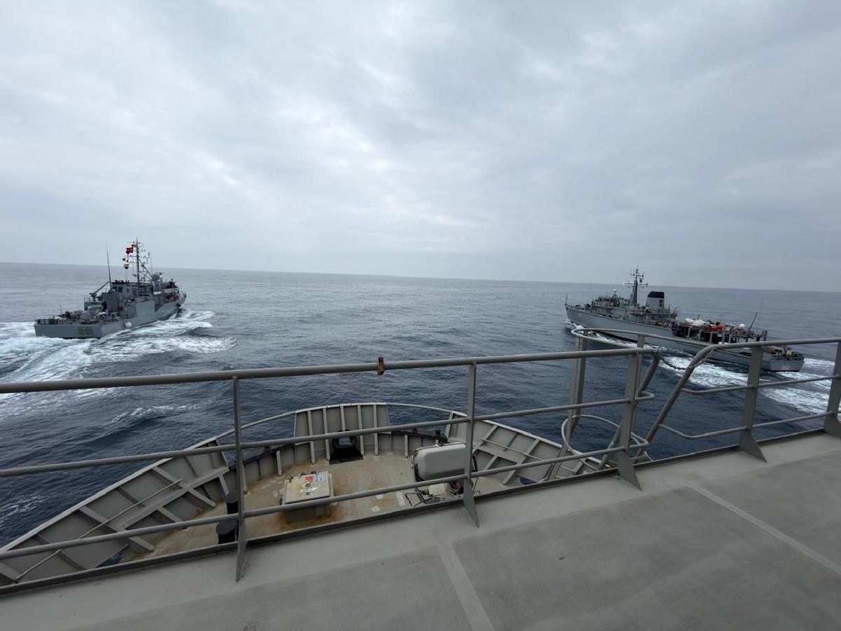 Una imagen de los ejercicios militares de la Armada y la OTAN que han culminado en Mallorca