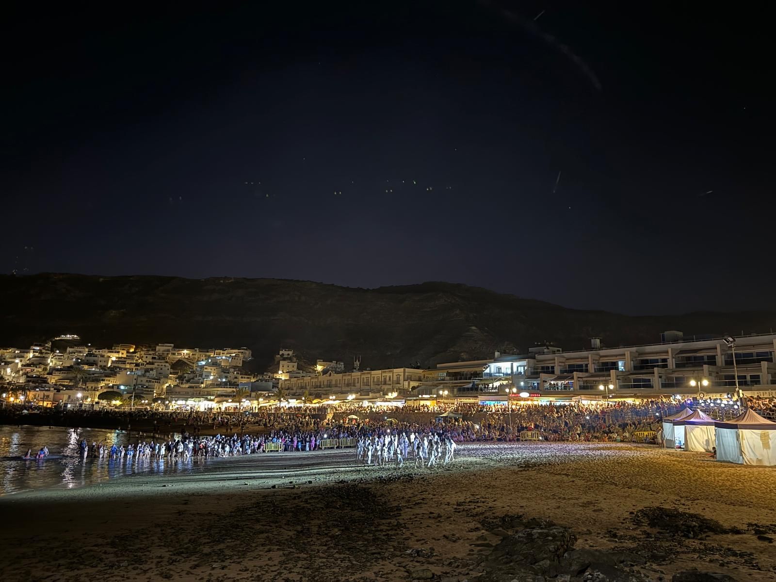 Noche de San Juan en Playa de Mogán