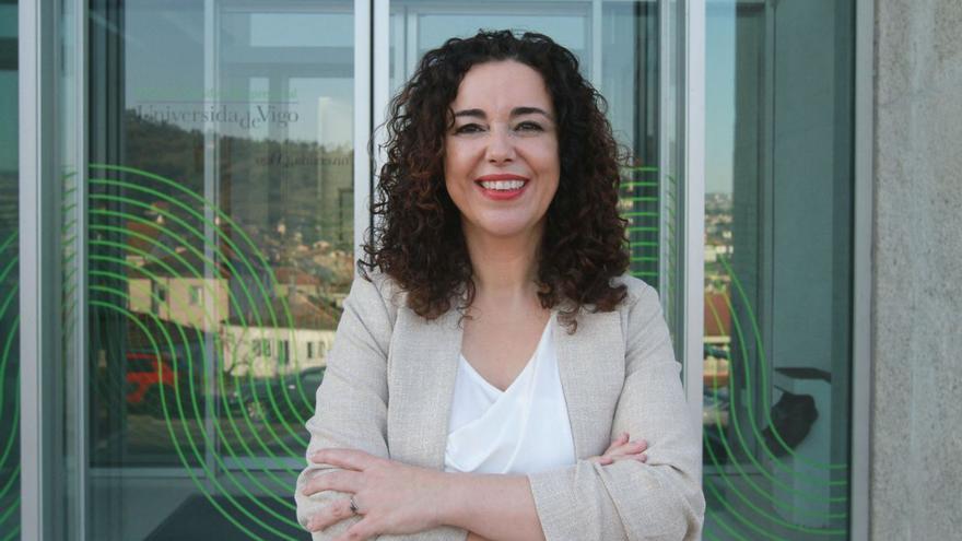 Susana Álvarez, en la Facultad de Derecho de Ourense..   | // IÑAKI OSORIO