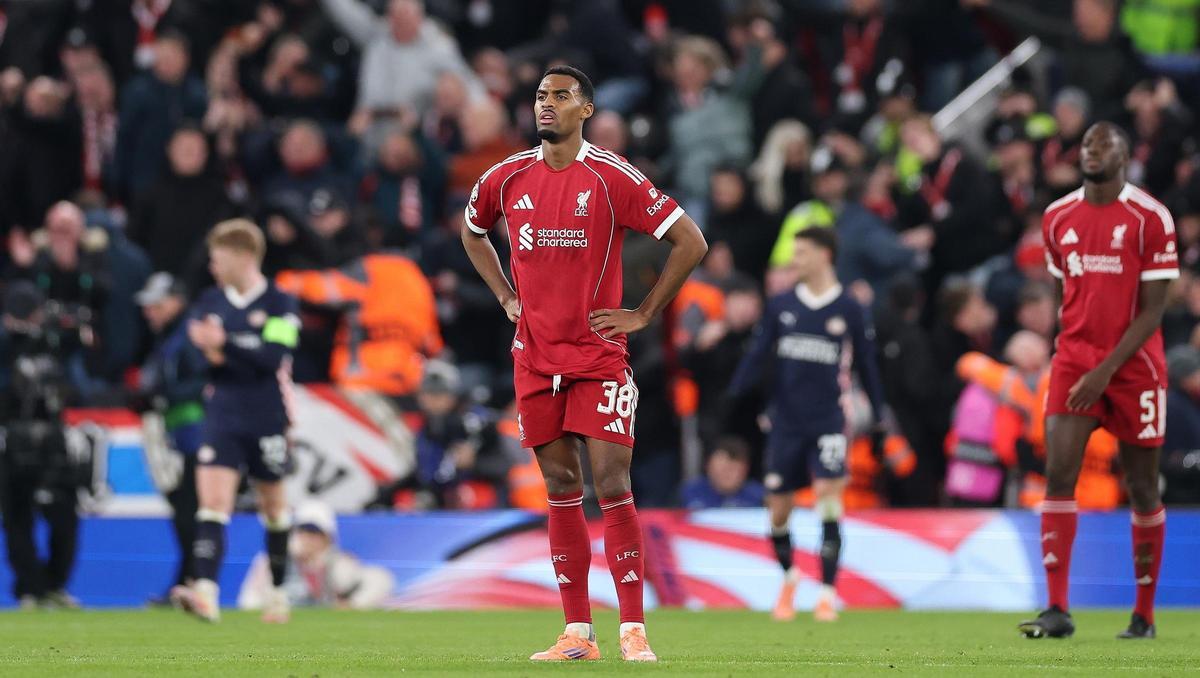 El Liverpool perdió contra el PSV en Champions