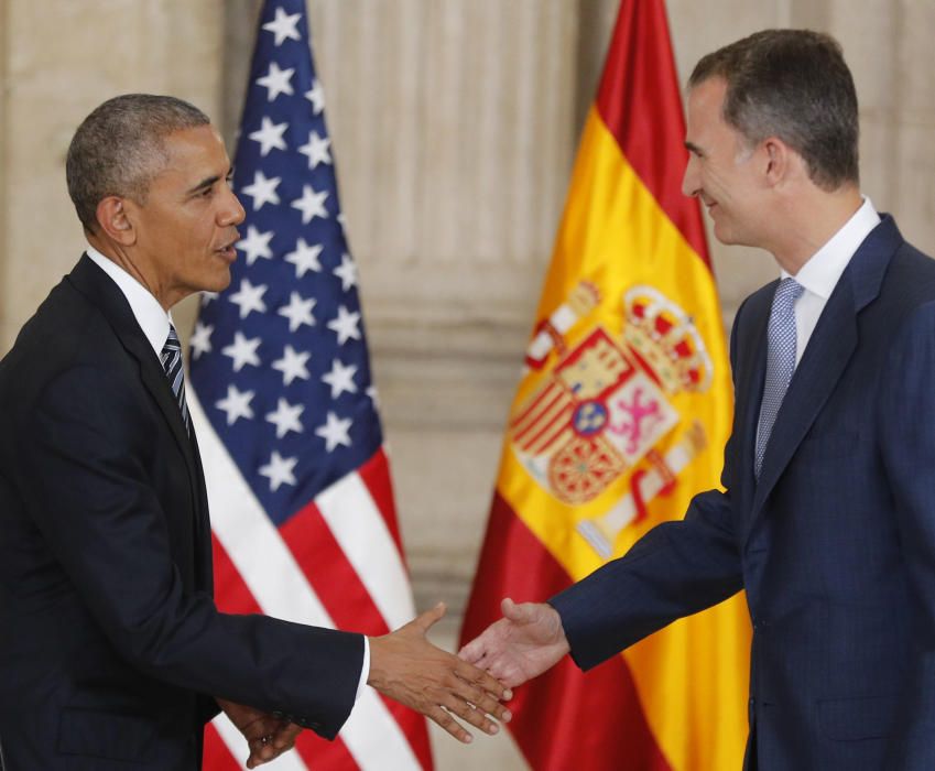 Barack Obama llega a España
