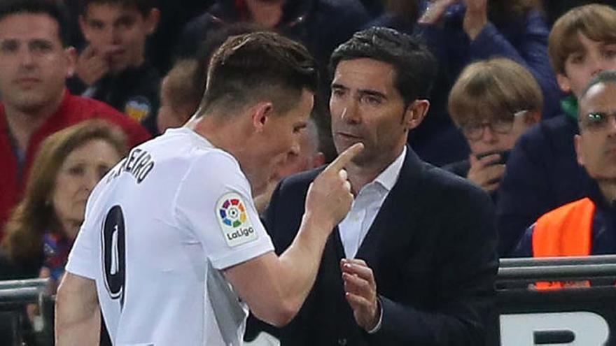 Marcelino explica los &#039;malos gestos&#039; de Gameiro tras el cambio