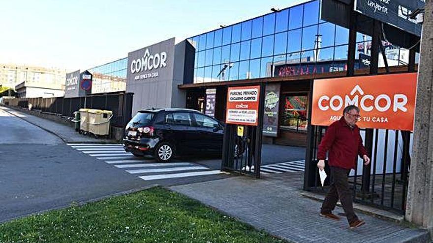 El centro comercial Comcor, en marzo, antes de su cierre definitivo.