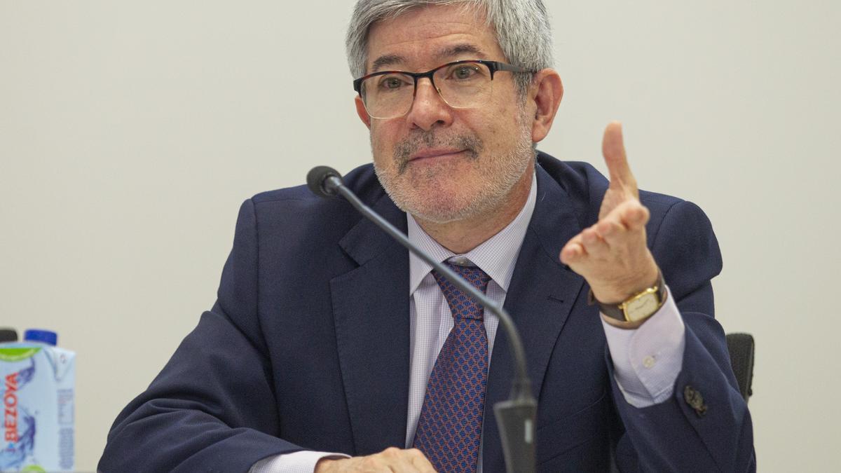 El presidente de los economistas alicantinos, Francisco Menargues.