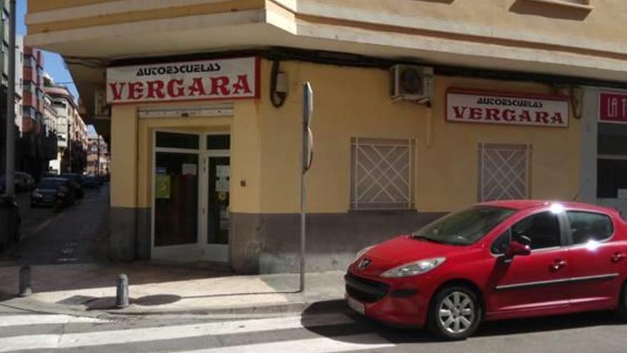 Autoescuela cerrada en Borriana.