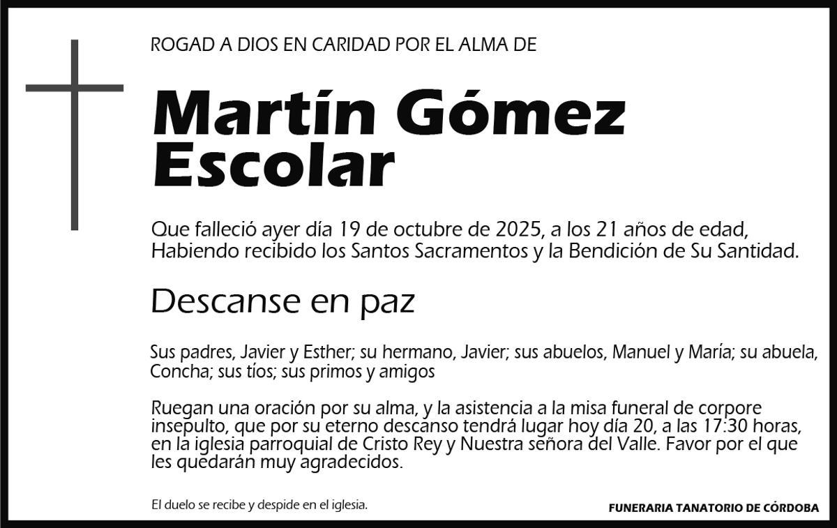 Martín Gómez Escolar