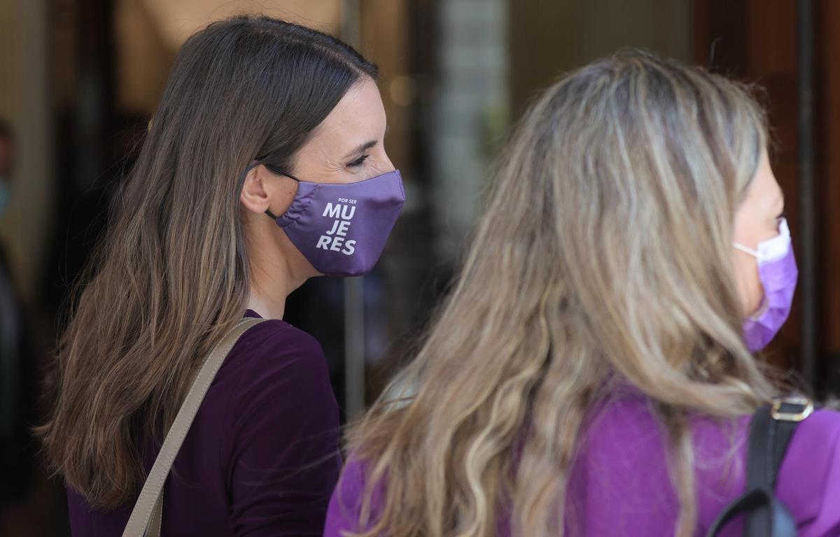 La ministra de Igualdad Irene Montero.