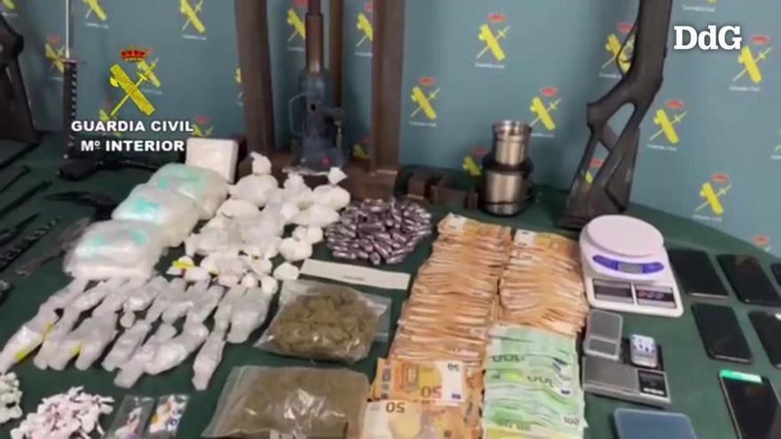 Vídeo: Desarticulen un grup narcotraficant que es proveïa de cocaïna des de Tarragona i Girona