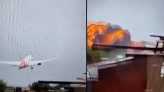 Se estrella un avión con 242 pasajeros con destino a Londres durante el despegue en la India