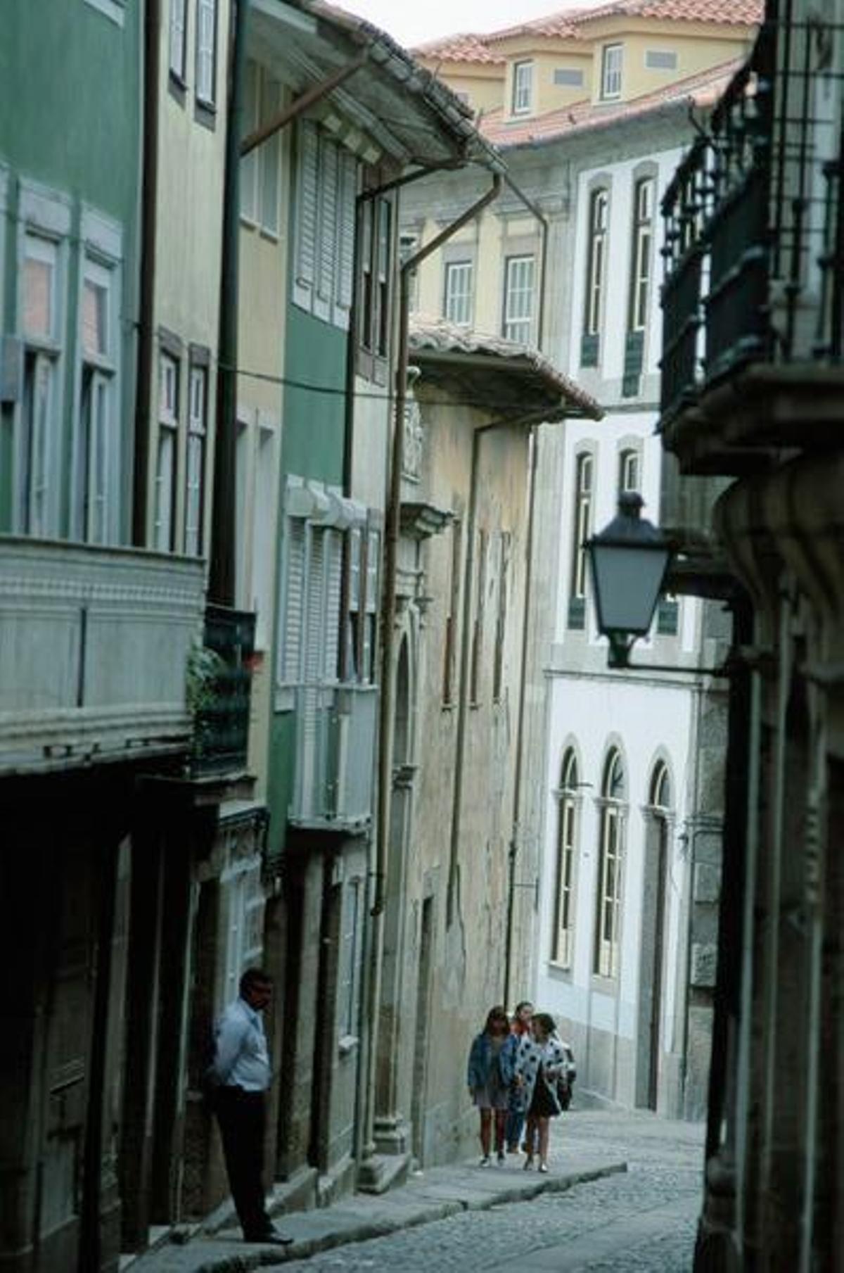 La Calle de Santa Maria y sus típicos edificios