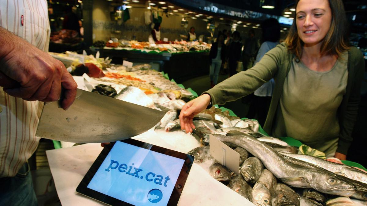 La aplicación peix.cat, creada por la Peixateria Ripoll Esteve