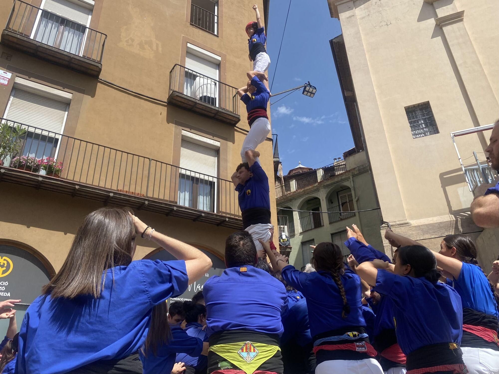 Diada dels Quatre fuets de Berga - Castellers
