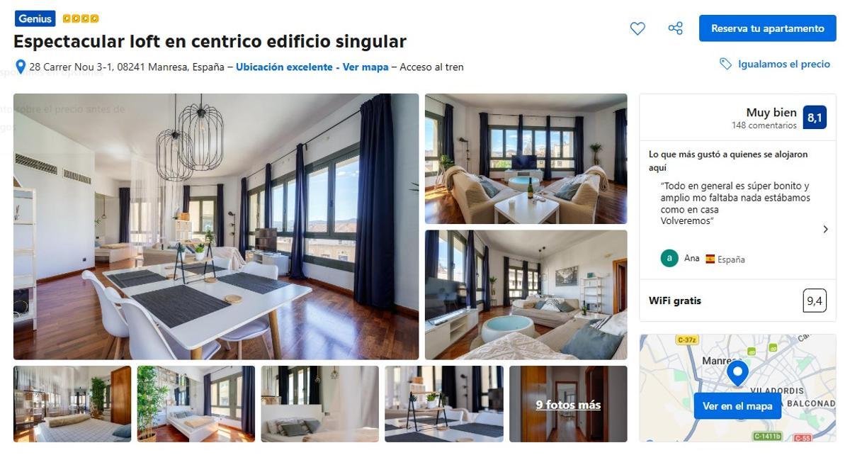 Anunci d'un apartament a Can Jorba
