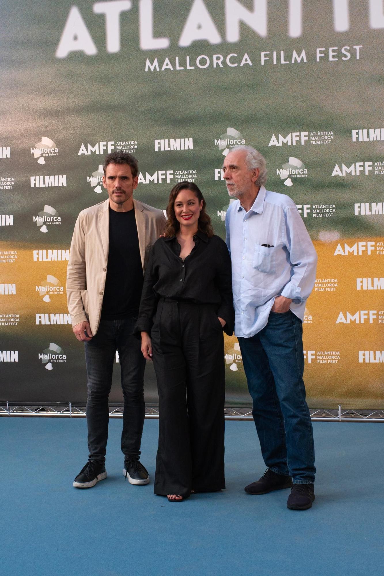 Matt Dillon, Aida Folch y Fernando Trueba en Atlàntida Mallorca Film Fest