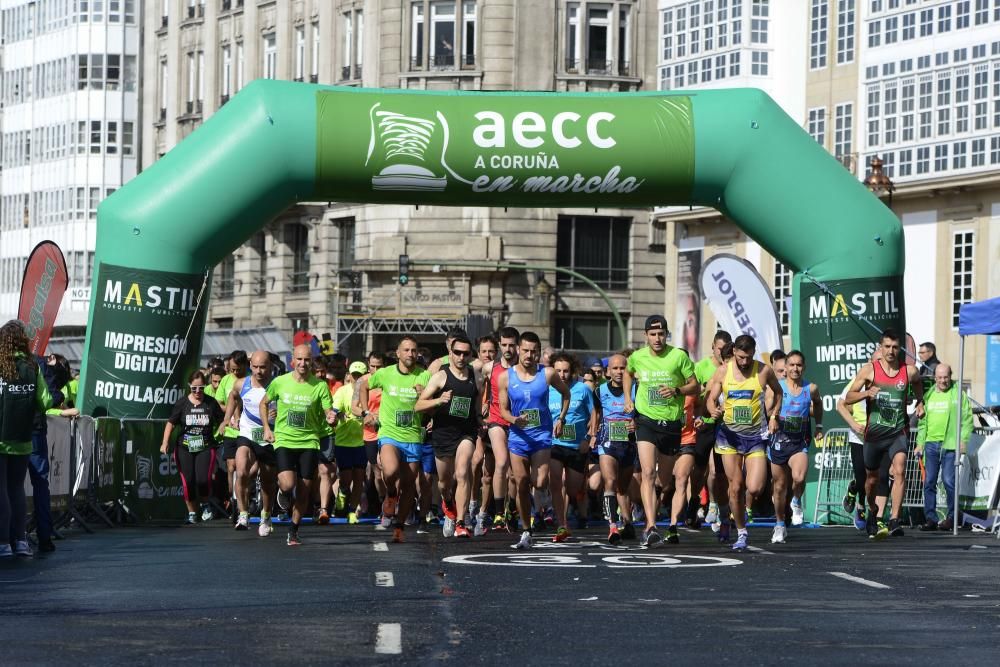 Carrera y caminata contra el cáncer en A Coruña