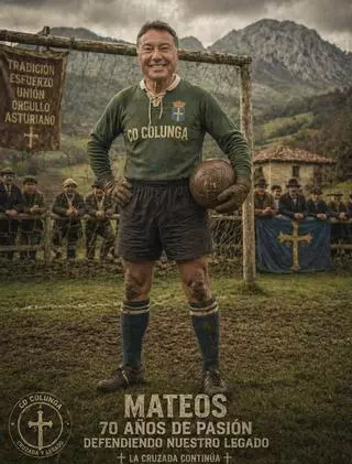 Ángel Mateos, portero de 70 años, volverá a jugar un partido federado en Asturias