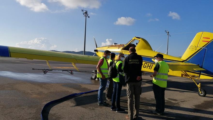 Uno de los medios que serán utilizados en el tratamiento aéreo contra la procesionaria en Ibiza.