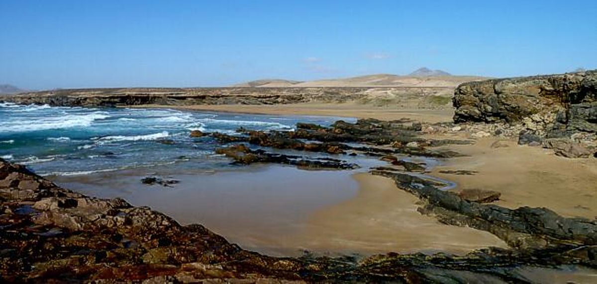 Playa del Jarubio, en Fuerteventura.