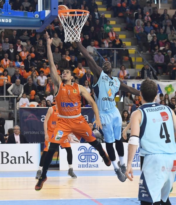 El Leyma Coruña ganó el derbi gallego al Breogán por 94-85 en un intenso partido que dominó sobre todo en el primer cuarto.