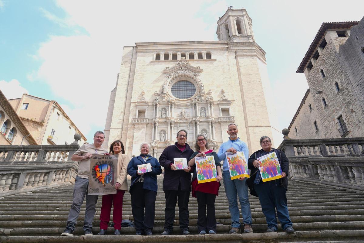 La trobada a la Catedral, en motiu de la presentació dels actes de Setmana Santa.