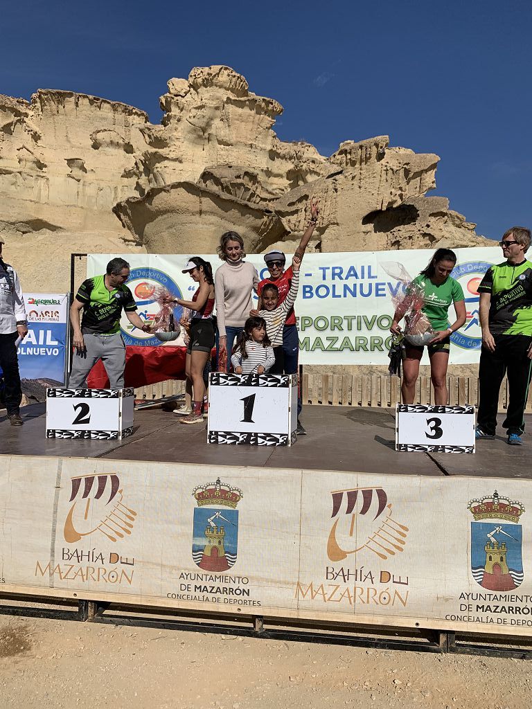 Todas las imágenes del cross por las calas de Bolnuevo, en Mazarrón