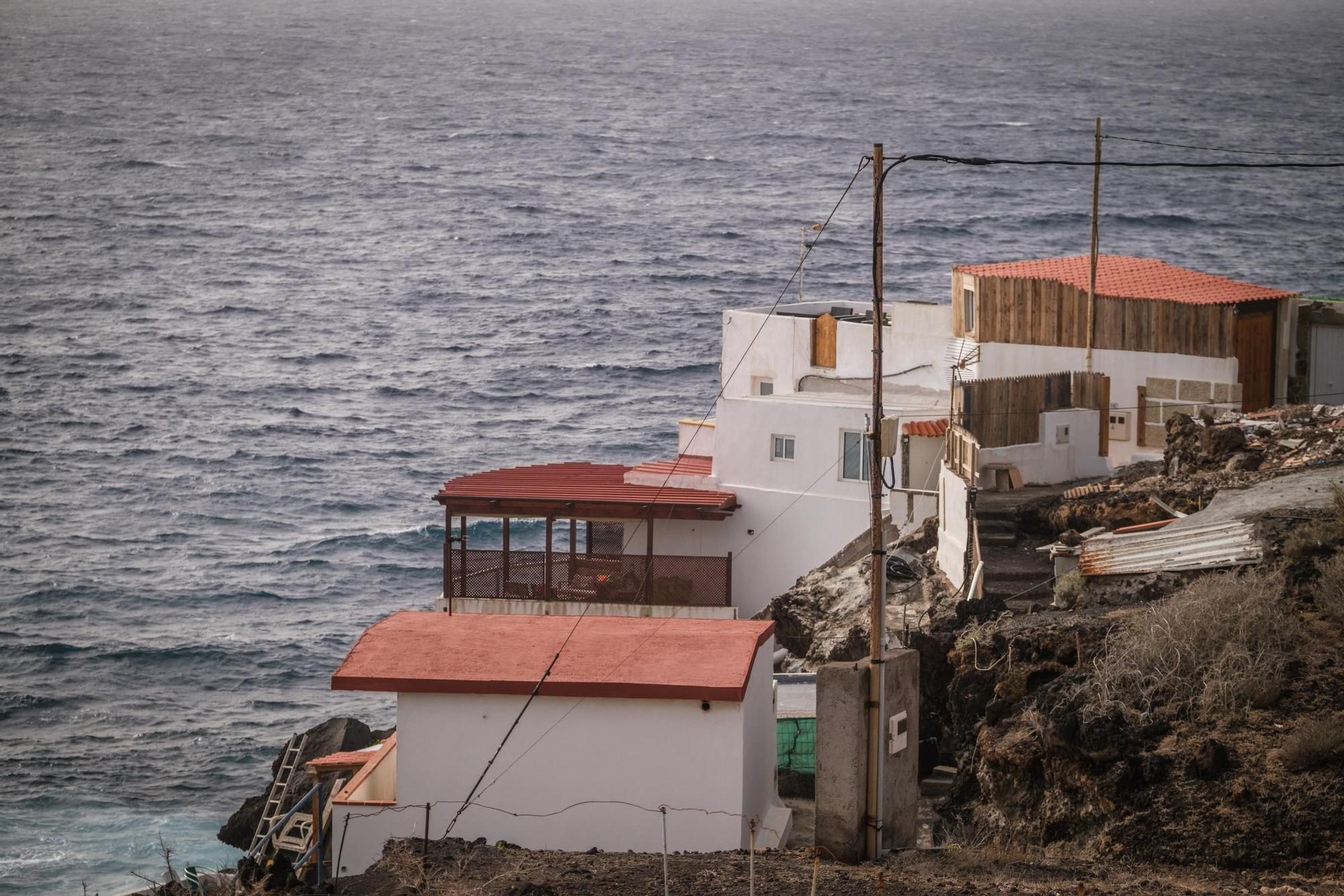 Casas irregulares que están en la costa de Santa Cruz, en la zona de La Vereda