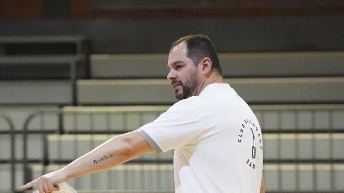 Felipe Barrientos, en un entrenamiento. | CEDIDA