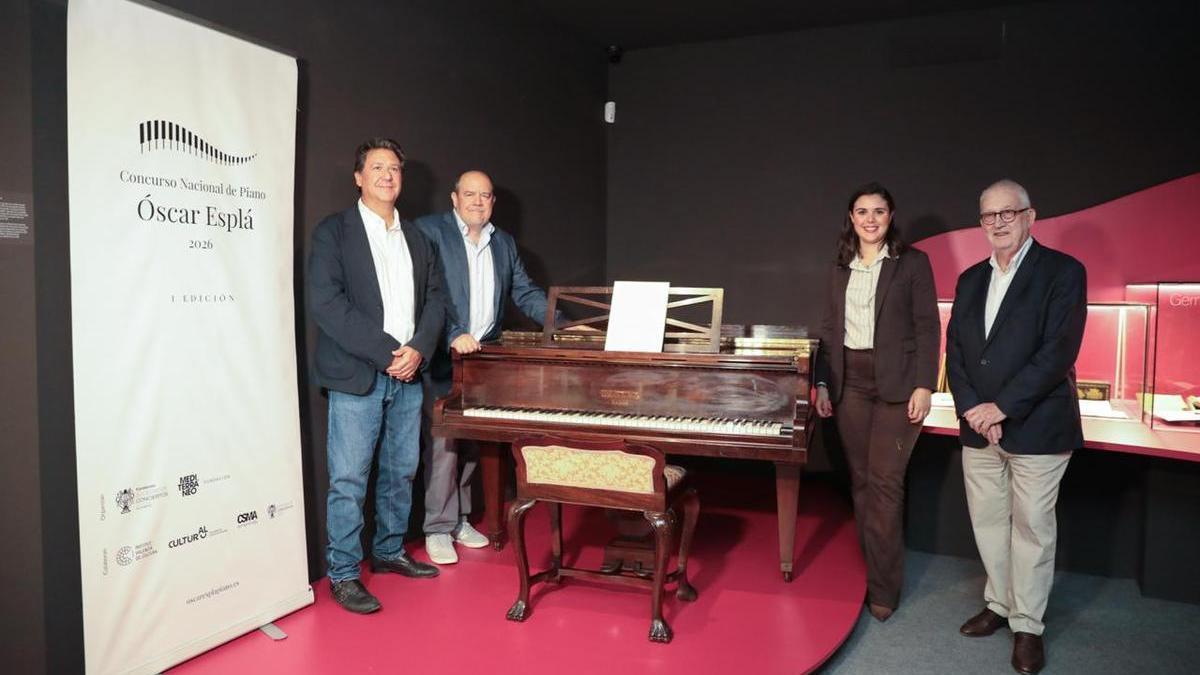 Fundación Mediterráneo presenta el I Concurso Nacional de Piano Óscar Esplá