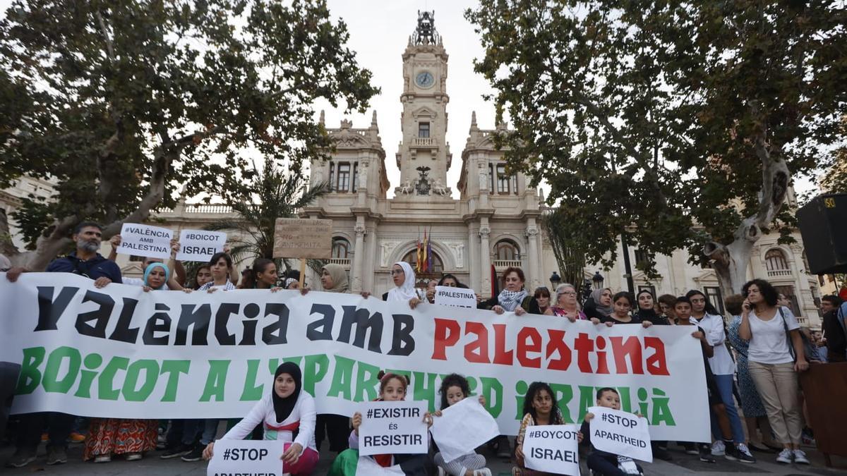 València se solidariza con Palestina