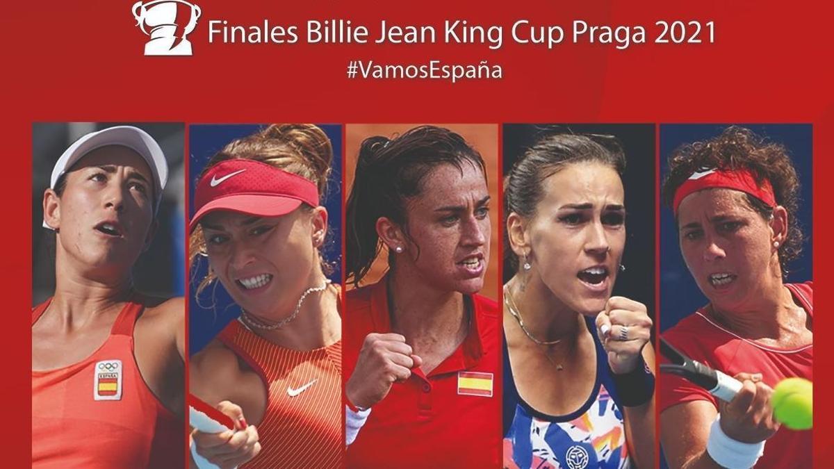 La selección de Anabel Medina para luchar por la Billie-Jean King Cup