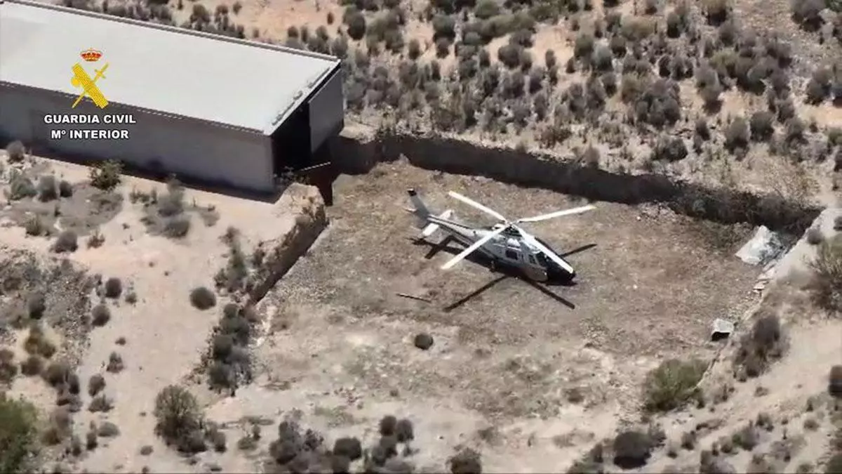 Cae una red que introducía hachís desde Marruecos utilizando helicópteros
