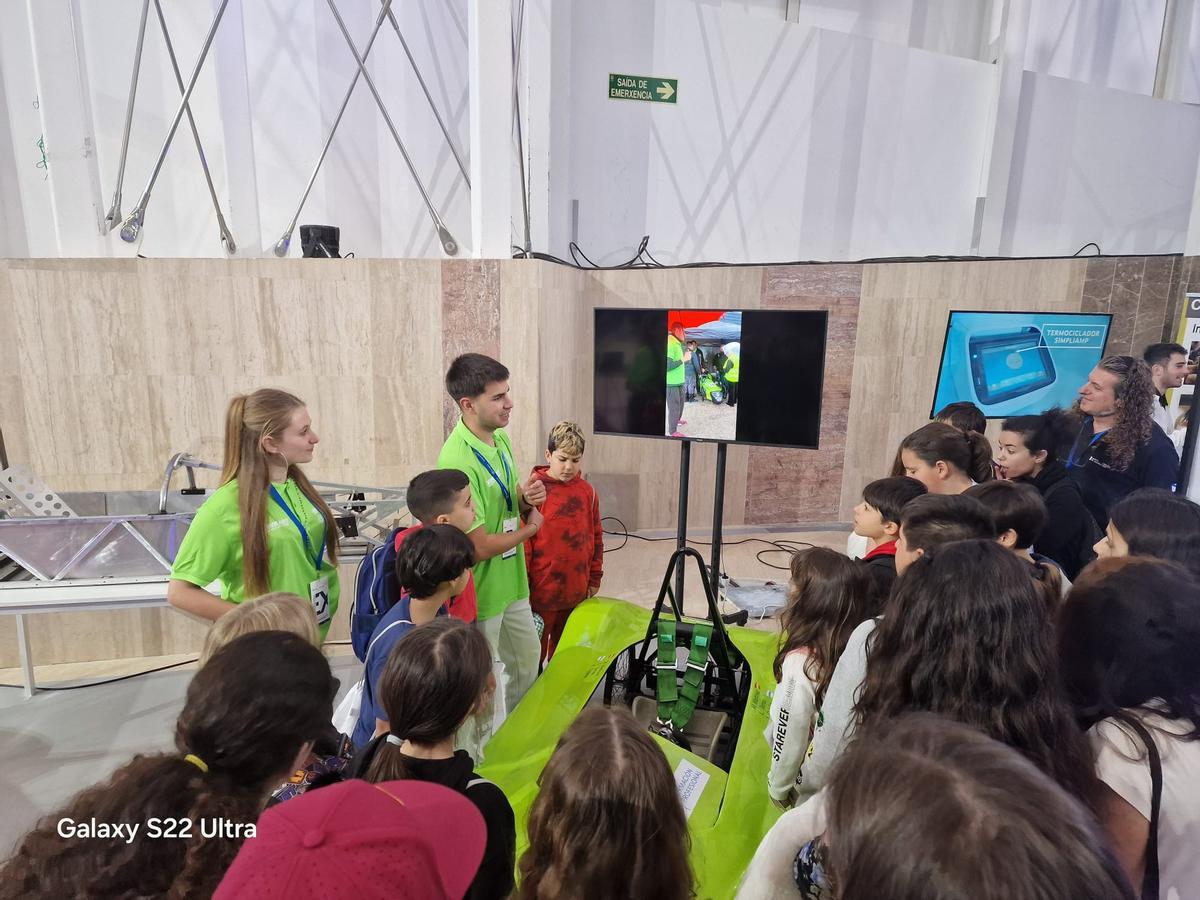 Presentación de la nueva carrocería en el último congreso de innovación de Santiago de Compostela.