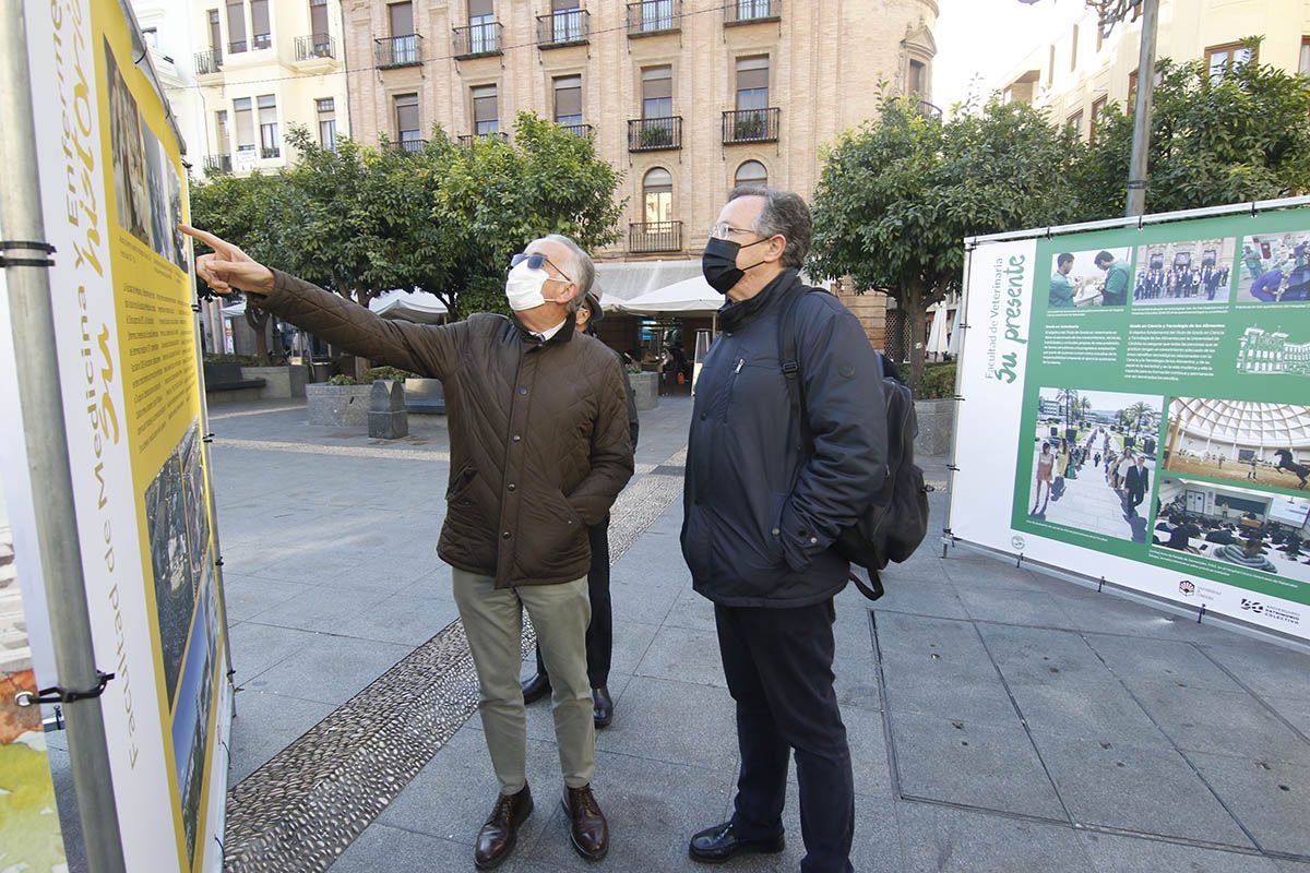 Exposición urbana de la UCO en Las Tendillas