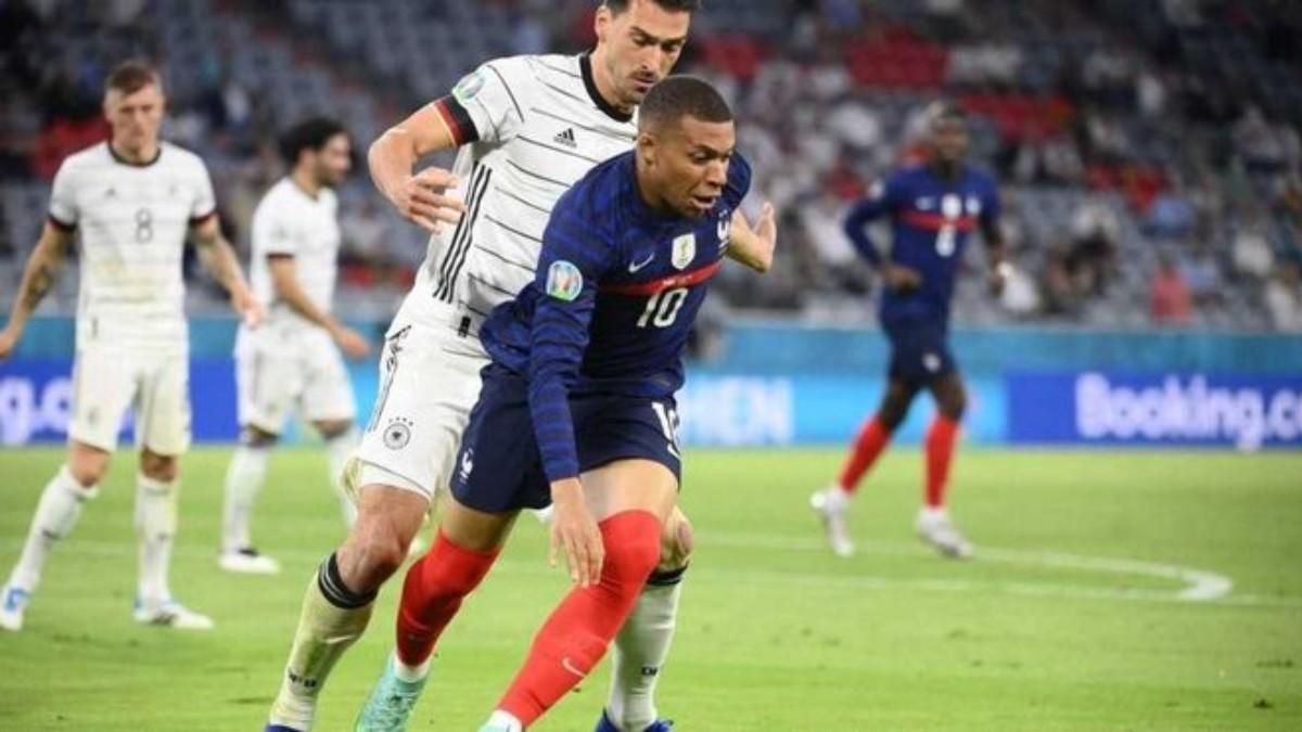 Mbappé, en el partido ante Hungria