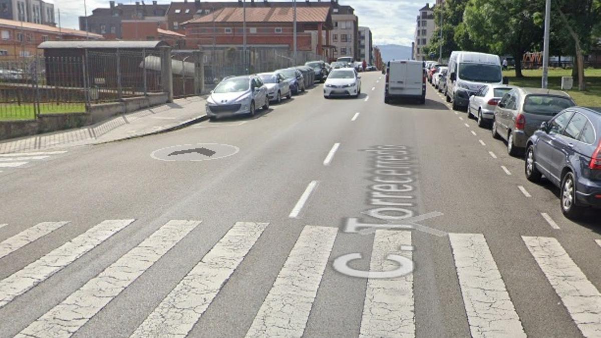 Una imagen de la calle Torrecerredo