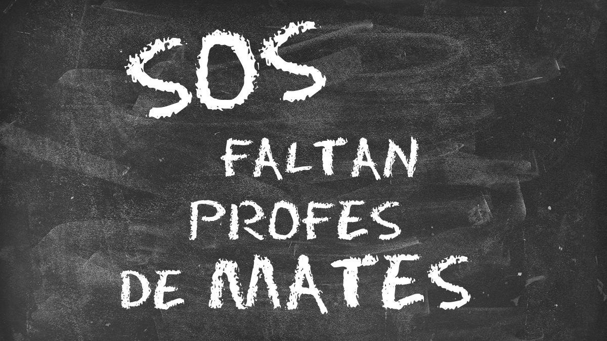 portada redes faltan profes de mates