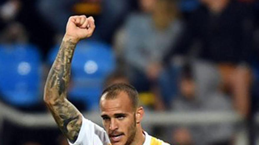 Sandro, durante el Europeo.