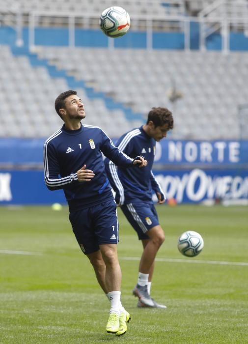 Entrenamiento del Oviedo en El Tartiere