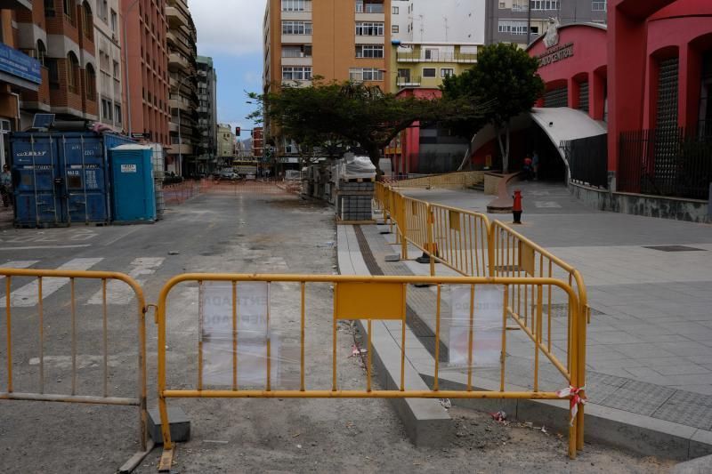 27-06-18. LAS PALMAS DE GRAN CANARIA. OBRAS METRO GUAGUA. FOTO: JOSÉ CARLOS GUERRA.  | 27/06/2018 | Fotógrafo: José Carlos Guerra