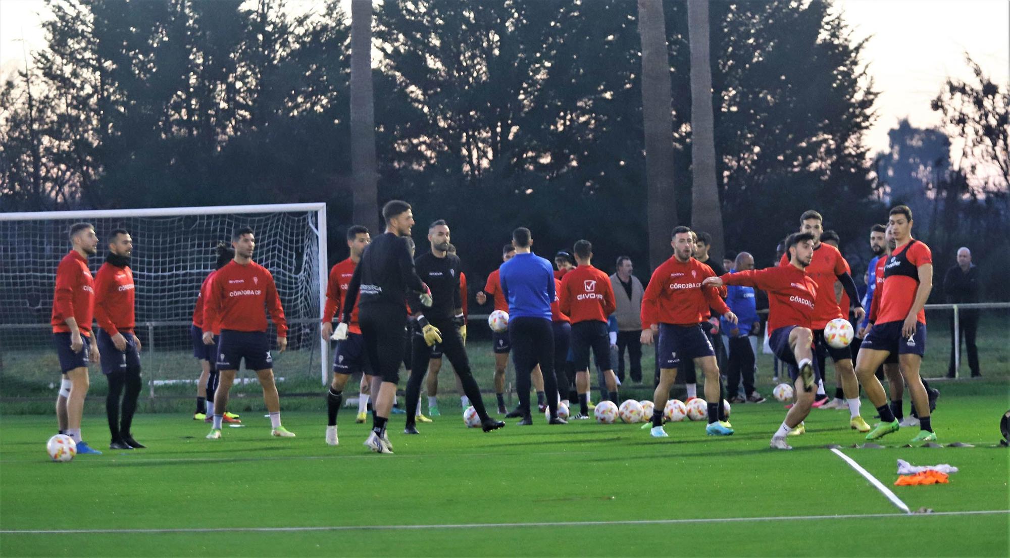 El Córdoba CF regresa la trabajo con el ánimo muy alto