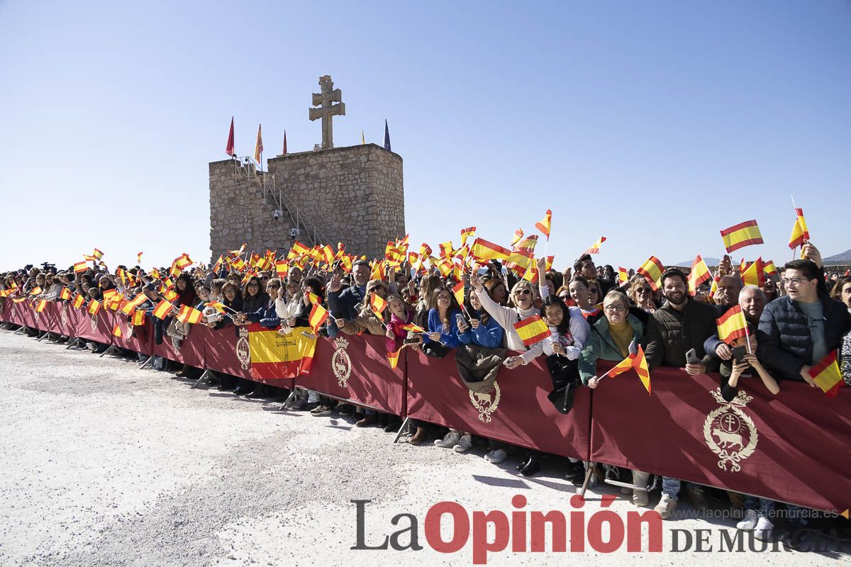 Visita de los reyes de España a Caravaca (explanada de la Basílica)
