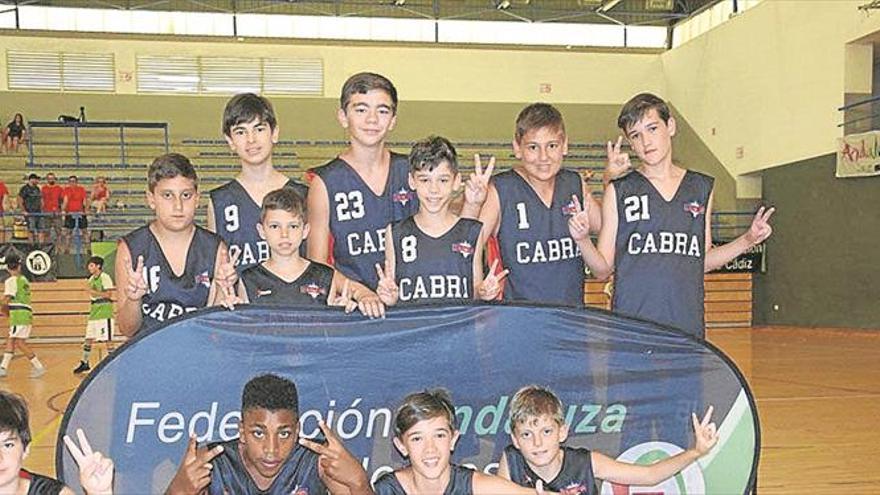 Steag CDB Cabra , subcampeón de Andalucía en la categoría minibasket