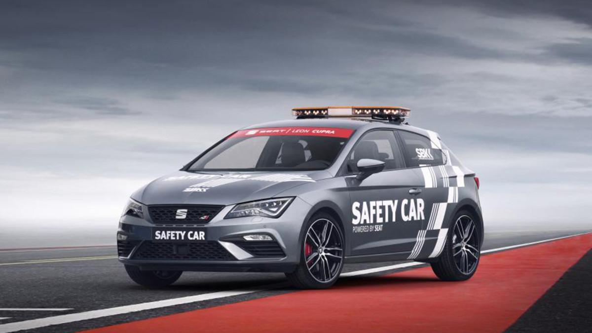 El SEAT León Cupra, nuevo 'safety car' del Mundial de SBK