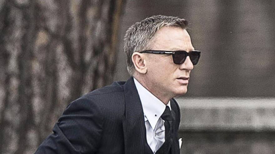 Daniel Craig, durante el rodaje en Roma.