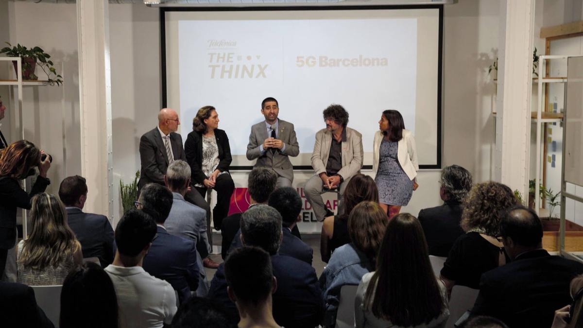 ECONOMIA Telefónica i 5GBarcelona inauguren un laboratori obert per provar tecnologies 5G