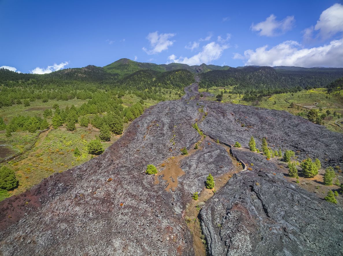 Campo de vista de Lava Arial de San Juan